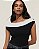 Blusa Tricot Bicolor Pb - Imagem 1