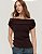 Blusa Tricot Pala Drapeada - Imagem 4