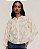 Blusa Fio Tinto Jacquard Castanha - Imagem 4