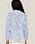 Blusa Fio Tinto Jacquard Azul - Imagem 5