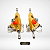 Setup 143 - Eixos OURO FIQUEI RICO e Bases 45°/35° PRATA - Kit 75 - Imagem 1