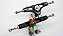 Setup 158mm - Eixos Preto / Base Prata 45°/35° - Kit 24 - Imagem 7