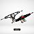 Setup 186mm - Eixos Preto / Base Prata 51°/30° - Kit 83 - Imagem 1