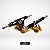 Setup 171 - Eixos Bronze Camaleão e Bases 45°/35° Ouro Fiquei Rico - Kit 30 - Imagem 1