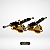 Setup 171 - Eixos Bronze Camaleão e Bases 45°/35° Ouro Fiquei Rico - Kit 32 - Imagem 1
