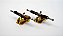 Setup 158mm - Eixos Bronze Camaleão e Bases 45°/35° Ouro Fiquei Rico - Kit 06 - Imagem 2