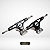 Setup 171mm - Eixos Preto e Bases 45°/35° Prata - Kit 35 - Imagem 1