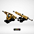 Setup 171mm - Eixos Ouro Fiquei Rico e Bases 51°/35° Preto - Kit 34 - Imagem 1
