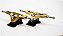 Setup 171mm - Eixos Ouro Fiquei Rico e Bases 51°/35° Preto - Kit 34 - Imagem 6