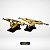 Setup 171mm - Eixos Ouro Fiquei Rico e Bases 51°/35° Preto - Kit 37 - Imagem 1