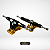 Setup 171mm - Eixos Preto e Bases 51°/35° Ouro Fiquei Rico - Kit 39 - Imagem 1