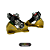 Setup 158mm - Eixos Preto / Base Ouro Fiquei Rico 45°/35° - Kit 10 - Imagem 3