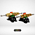 Setup 143 - Eixos OURO FIQUEI RICO e Bases 45°/35° PRETAS - Kit 73 - Imagem 1