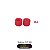 Bushing CUP 90A (Vermelho) - Imagem 1