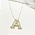 Colar monograma personalizado com duas letras cravejadas - Imagem 11