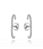 Brinco ear hook cravejado de prata 925 - Imagem 1