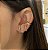 Brinco ear hook dourado - Imagem 2