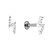 Piercing de raio cravejado - Imagem 1