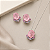 Conjunto de pedra fusion light pink na prata - Imagem 2