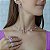 Choker Lavanda com Pink na prata - Imagem 3