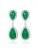 Brinco gota esmeralda - Imagem 1