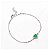 Pulseira de coração esmeralda - Imagem 1