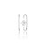 Brinco ear hook liso na prata 925 - Imagem 1