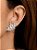 Brinco earcuff navetes cristal - Imagem 2