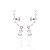 Brinco ear cuff cristal - Imagem 1