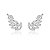 Brinco ear cuff de navetes cristal - Imagem 1