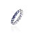 Anel tanzanita na prata 925 - Imagem 1