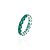 Anel esmeralda na prata 925 - Imagem 1