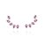 Brinco ear cuff pink - Imagem 1