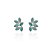 Brinco earcuff navete esmeralda - Imagem 1