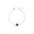 Pulseira trevo malaquita - Imagem 1