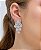 Brinco cluster gotas cravejadas - Imagem 4