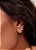 Brinco earcuff quatro gotas decrescente cristal - Imagem 2
