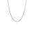 Colar riviera 2mm 4garras 38cm rodio branco - Imagem 1