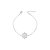 Pulseira Nossa Senhora Das Graças ródio branco - Imagem 1