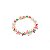 Pulseira riviera em formato flores colorida - Imagem 1