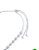 Colar fio faca navete, gota e retangular cristal - Imagem 4