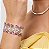 Pulseira fio faca oval pink - Imagem 2