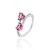 Anel duas gotas pink - Imagem 1