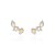 Brinco earcuff três gotas citrino na prata 925 - Imagem 1