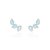 Brinco earcuff três gotas colombiana na prata 925 - Imagem 1