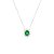 Colar oval esmeralda - Imagem 1