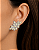 Brinco earcuff navetes citrino - Imagem 2