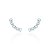 Brinco earcuff oval acqua - Imagem 1