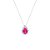Colar gota 8mm pink - Imagem 1