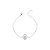 Pulseira Nossa Senhora Das Graças ródio branco - Imagem 1